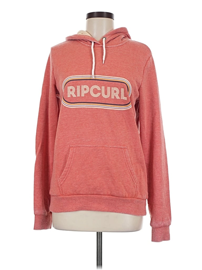 Pre-owned Rip Curl Pullover Hoodie In Red
