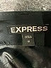 Express 100% Polyester Solid Black Casual Skirt Size 10 - photo 4