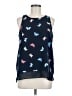 Gap Outlet 100% Polyester Blue Sleeveless Blouse Size M - photo 1