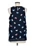 Gap Outlet 100% Polyester Blue Sleeveless Blouse Size M - photo 2