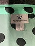 Worthington 100% Polyester Polka Dots Green Long Sleeve Blouse Size L - photo 7