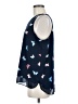 Gap Outlet 100% Polyester Blue Sleeveless Blouse Size M - photo 5