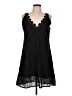 Unbranded 100% Polyester Black Casual Dress Size L - photo 1
