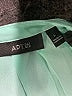 Apt. 9 100% Polyester Color Block Teal Long Sleeve Blouse Size L - photo 7