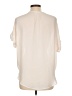 The Impeccable Pig 100% Polyester Ivory Short Sleeve Blouse Size L - photo 2