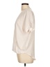The Impeccable Pig 100% Polyester Ivory Short Sleeve Blouse Size L - photo 5