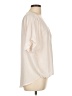 The Impeccable Pig 100% Polyester Ivory Short Sleeve Blouse Size L - photo 4
