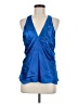 Veronica Beard Blue Sleeveless Silk Top Size 6 - photo 1