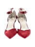 Anne Klein Color Block Red Heels Size 8 1/2 - photo 2