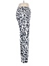 Ann Taylor LOFT 100% Linen Print Silver Linen Pants Size 2 Petite - photo 4