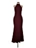 Aqua 100% Polyester Burgundy Cocktail Dress Size 10 - photo 1