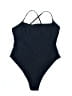 H&M Chevron-herringbone Blue One Piece Swimsuit Size 12 - photo 1