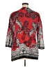 Roz & Ali 100% Polyester Red 3/4 Sleeve Blouse Size XL - photo 2