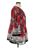 Roz & Ali 100% Polyester Red 3/4 Sleeve Blouse Size XL - photo 4