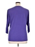 Investments Purple 3/4 Sleeve Top Size 1X - photo 2
