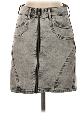 Express Denim Skirt (view 1)