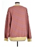 Unbranded Stripes Orange Pullover Sweater Size L - photo 2