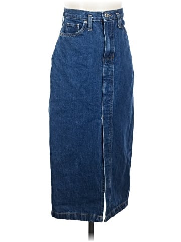 MNG Denim Skirt (view 1)