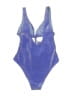 Berlook Metallic Blue One Piece Swimsuit Size XL - photo 2