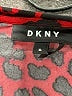 DKNY Animal Print Red Long Sleeve Blouse Size XL - photo 7