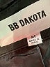 BB Dakota 100% Leather Black Leather Jacket Size M - photo 6