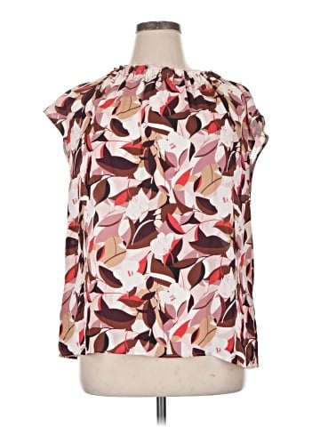 Ann Taylor Factory Short Sleeve Blouse (view 1)
