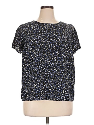 J.Crew Factory Store Short Sleeve Blouse (view 1)