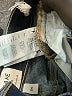 FRAME Denim Chevron-herringbone Blue Jeans Size 24 waist - photo 8