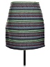 Shrinking Violet Graphic Green Casual Skirt Size L - photo 2
