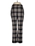 Zara Plaid Checkered-gingham Multi Color Black Casual Pants Size M - photo 1