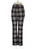 Zara Plaid Checkered-gingham Multi Color Black Casual Pants Size M - photo 2