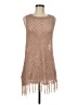Allison Joy 100% Polyester Tan Casual Dress Size M - photo 1