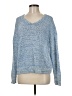 Hallhuber Tweed Blue Pullover Sweater Size M - photo 1