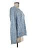 Hallhuber Tweed Blue Pullover Sweater Size M - photo 4