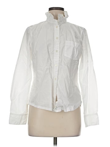 J.Crew Factory Store Long Sleeve Button-Down Shirt (view 1)