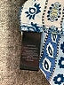 Express 100% Rayon Print Blue Casual Dress Size S - photo 8