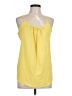 Faded Glory 100% Polyester Yellow Sleeveless Blouse Size L - photo 1