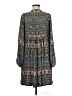 Sunner 100% Silk Paisley Blue Gray Casual Dress Size M - photo 2