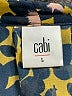 CAbi 100% Polyester Animal Print Gold Sleeveless Blouse Size L - photo 7