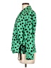 Zara 100% Polyester Polka Dots Green Long Sleeve Blouse Size L - photo 5