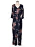 Wrapper Floral Blue Jumpsuit Size M - photo 1