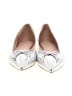 Stuart Weitzman Metallic Silver Flats Size 7 1/2 - photo 2