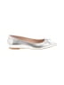 Stuart Weitzman Metallic Silver Flats Size 7 1/2 - photo 1