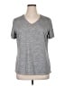 Athletic Works 100% Polyester Gray Short Sleeve T-Shirt Size XL - photo 1