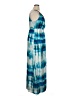 Lane Bryant 100% Polyester Tie-dye Blue Casual Dress Size 14 (1) - photo 4