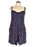 Torrid Hearts Blue Romper Size Lg Plus (0) - photo 1