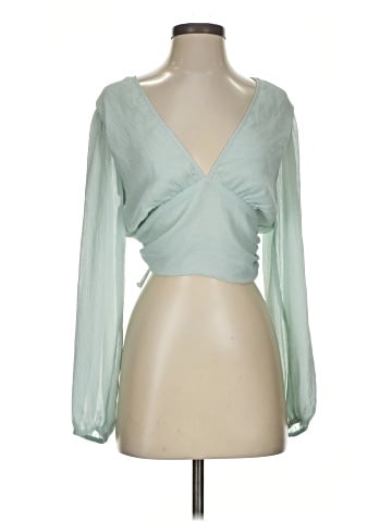 Lulus Long Sleeve Blouse (view 1)