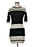 Mossimo Stripes Gray Casual Dress Size M - photo 1