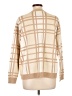 Joan Rivers Plaid Tan Cardigan Size L - photo 2