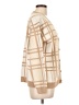 Joan Rivers Plaid Tan Cardigan Size L - photo 4